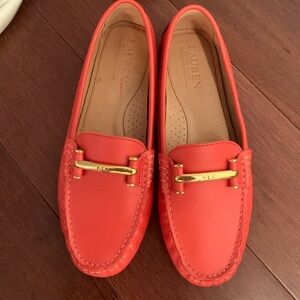 Leather, Ralph Lauren casual slip on